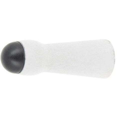 CHRISLIGNE Butée de porte à fixer au mur CHRISLIGNE bois blanc L.8 x H.3 x l.3 cm (1/3)