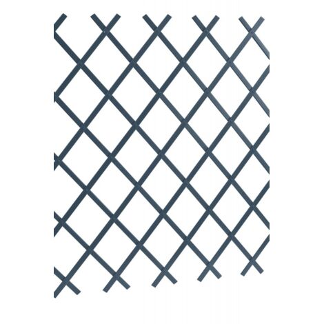JANY FRANCE Treillage JANY DECO pvc gris l.0.07 x H.1 x L.2 m (1/2)