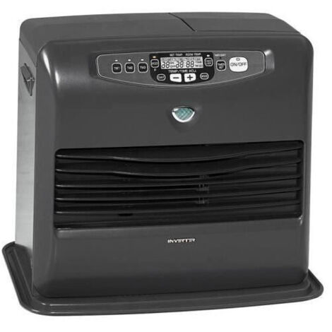 Poêle à pétrole électronique 4650 W – Réservoir 7,2 L – Autonomie jusqu'à 69 heures – Programmation hebdomadaire – Surface de chauffe 186 m³ – Inverter