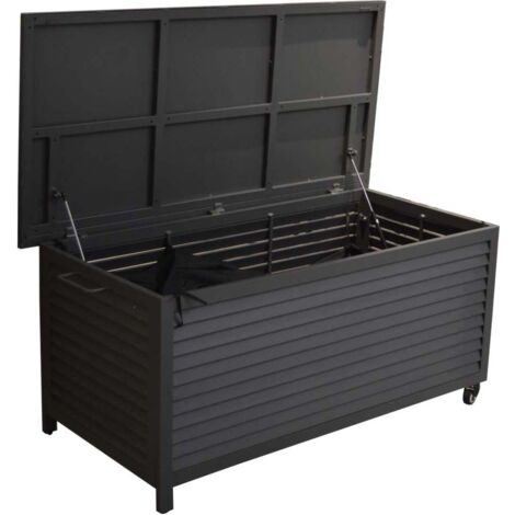 Coffre de jardin en aluminium Storia 135 x 66 x 61 cm (1/4)