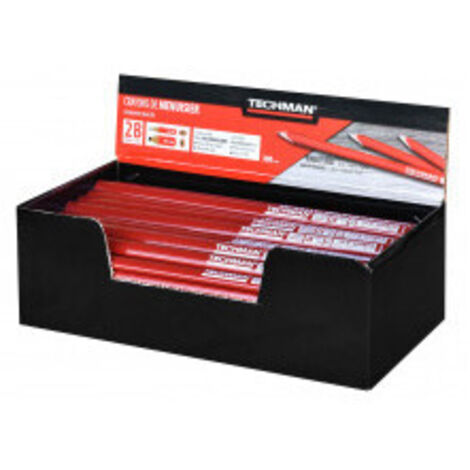TECHMAN Crayons de macon 30 cm 4 crayons 300 mm (1/2)