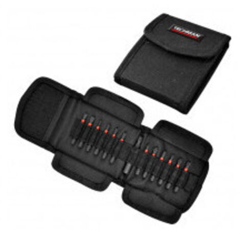 TECHMAN Trousse de 12 embouts impact longs + porte-embouts Plat 4 / 6 / Ph1 / Ph2 / Ph3 / Pz1 / Pz2 / Pz3 / T15 / T20 / T25 / T30 / Porte-embouts (1/5)