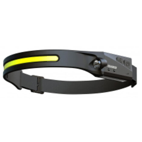 TECHMAN Lampe frontale bandeau sensor Lampe frontale bandeau LED COB + XPE - 280 Lumens Batterie lithium Li-ion 1200 mAh (1/2)