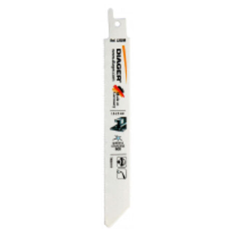Lames De Scie Sabre Bi-metal Pour Acier Et Inox Réf. L202ml2005désignation 5 Lameslongueur 200 / 180 Mmdenture 18 Tpi (1,4 Mm)ut (1/2)