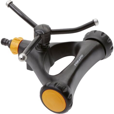 FISKARS Arroseur rotatif métal sur roues (1/5)