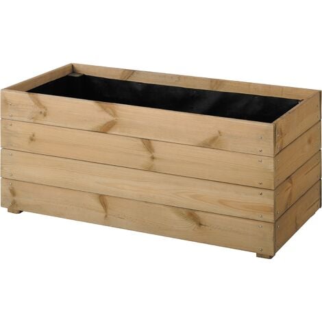 JARDIPOLYS Bac rectangulaire ESSEÑCIA 40 cm - 92L