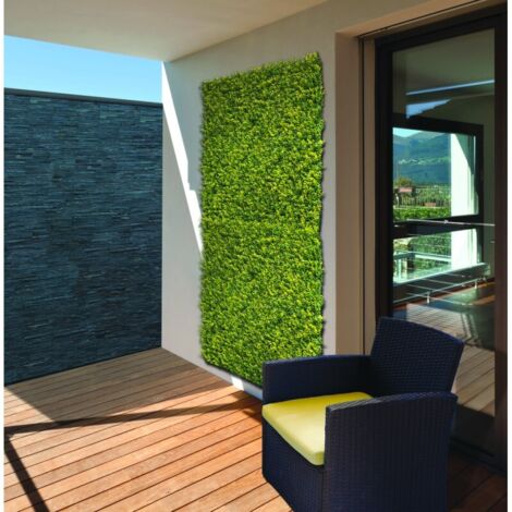 NORTENE Jardin vertical synthétique buis 1 x 1 m - feuillage dense - anti-UV (1/4)