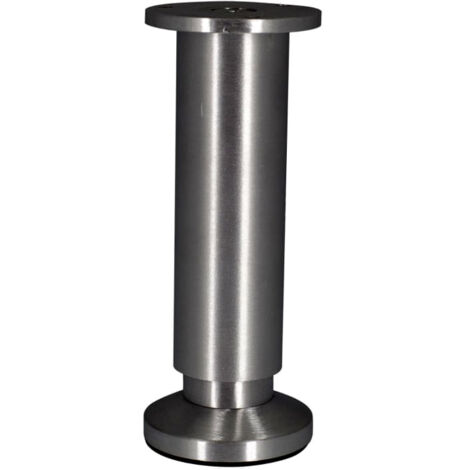 Pied réglable en hauteur 15/17cm aluminium nickelé (1/4)