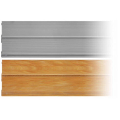 OUTIFRANCE Jeu de 2 profiles couleur bois 2 m x 15 cm (1/3)