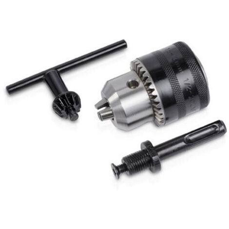 KREATOR Mandrin à clé 13 mm avec adaptateur SDS (1/2)