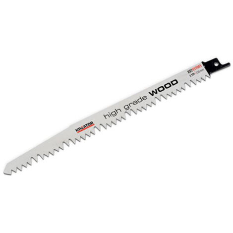KREATOR Lame de scie sabre à bois HCS 230 mm - 2 pièces (1/3)