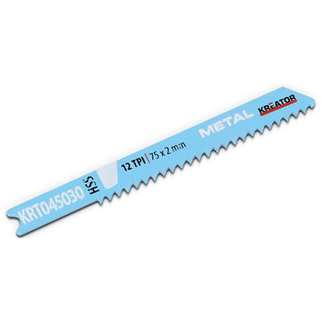 KREATOR Lame de scie sauteuse HSS pour métaux en U - 2 pièces (1/2)