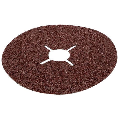 Lot de 5 disques abrasifs grain 120 – Ø 125 mm – Pour meuleuse – Papier corindon pour ponçage à sec – Kreator (1/2)