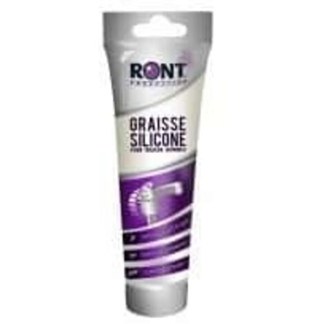 Graisse silicone tube 100 g – Excellente adhérence sur tous matériaux – Pour chantiers humides et espaces confinés – Ront