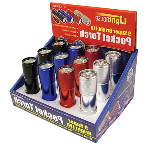 OUTIFRANCE Mini lampes torche à 9 LEDs (1/2)
