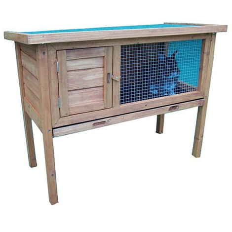 HABRITA Clapier - CL1007 HABRITA - 0,41 m² - Idéal pour 2 à 3 animaux (1/5)