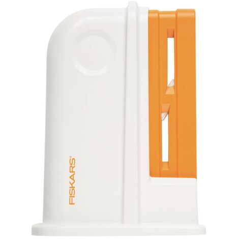 Fiskars – Affûteur pour ciseaux – Ajustement automatique de l'angle – Compatible lames RazorEdge – 1 pièce pour affûtage précis - Y161203 (1/4)