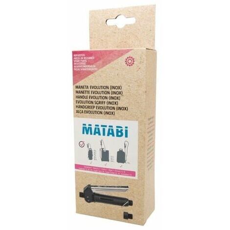 MATABI Manette de pulvérisateur en inox (1/4)