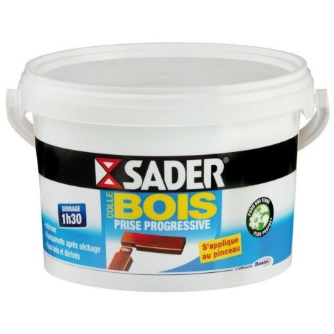 Sader 3184410476109 Colle à bois vinylique blanche 2,5 kg