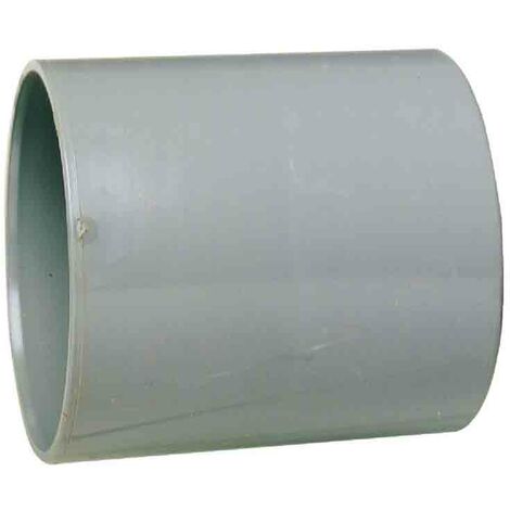 GIRPI Manchon PVC avec butée intérieure femelle/femelle Ø 125 mm (1/2)