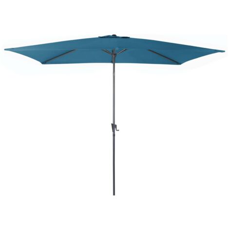 PROLOISIRS Parasol 3X2 Manivelle Tilt- Grey/Bleu