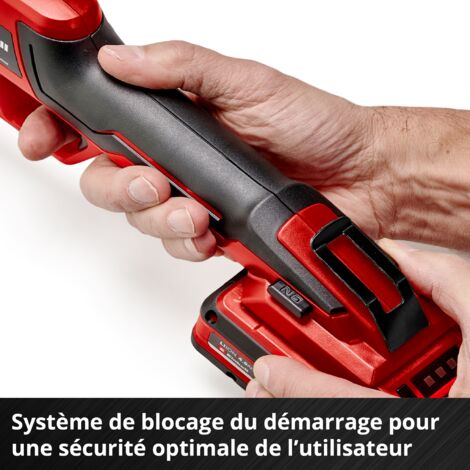 Einhell Sécateur sans fil GE-LS 18 Li - Solo Power X-Change (18 V, interrupteur de sécurité, revêtement souple Softgrip) Livré sans Batterie ni Chargeur