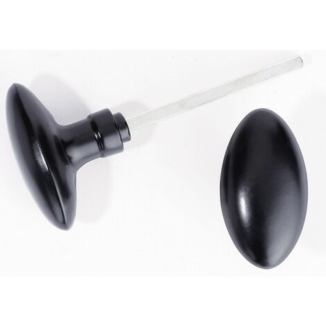 ALPERTEC Lot de 2 boutons de porte Olive aluminium laqué (1/3)