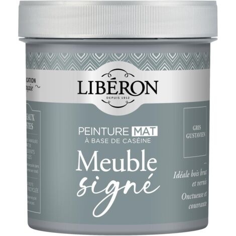 Peinture meuble à base de caséine LIBERON Gris gustavien mat 500 ML