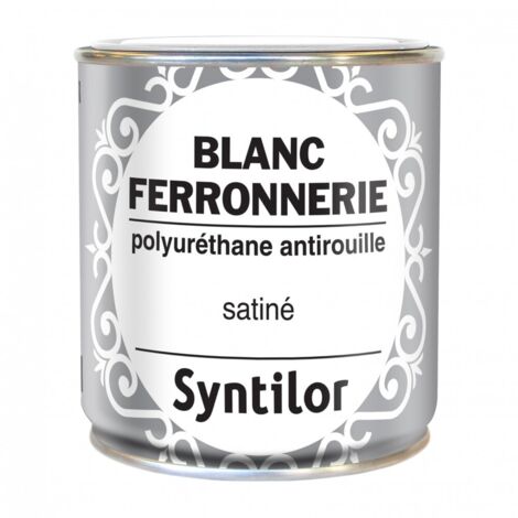 SYNTILOR Peinture ferronnerie extérieur Polyuréthane SYNTILOR blanc mat 0.375 l (1/4)