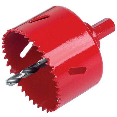 Wolfcraft – Scie à guichet 5470000 45 mm – HSS bimétallique pour bois, métal et plastique – Profondeur de coupe 40 mm – Compatible avec perceuse 6 mm - MM 1 PC