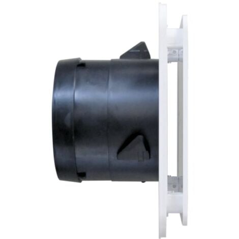 UNELVENT Bouche d'insufflation/extraction pvc S&P, Diam.80/80 mm Bdo80