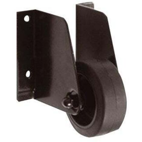 Afbat – Roulette support de portail acier prépeint – Dimensions H.100 x L.30 x P.90 mm – Conception robuste pour portails lourds