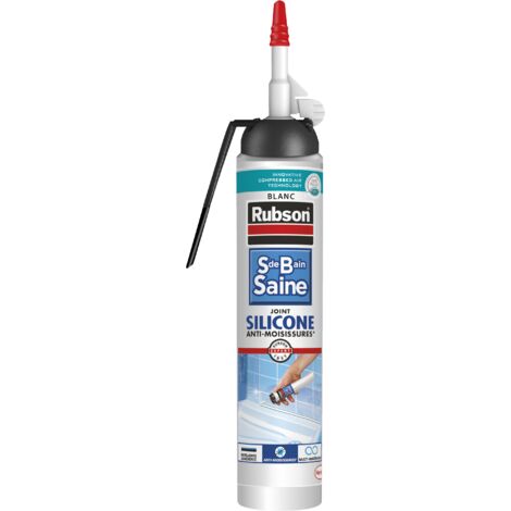 Griffon mastic silicone sanitaire s200 tube à 300 ml pour acrylique blanc -  6315507 