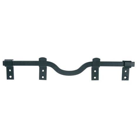 Afbat – Barre de sécurité en acier zingué pour volets – Longueur 41 cm – Système anti-soulèvement à 4 points – Installation facile