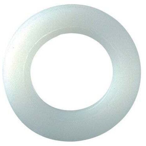 Afbat – Lot de 10 rondelles nylon 25mm – Épaisseur 3mm – Anti-grincement – Pour fixation sur bois dur