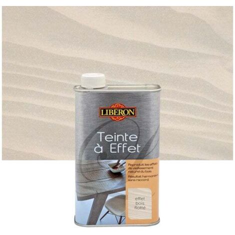 Teinte à effet bois flotté 0.5 l – Effet vieillissement bois – Application facile sur tous types de bois – Rendement 12 m²/l – Liberon