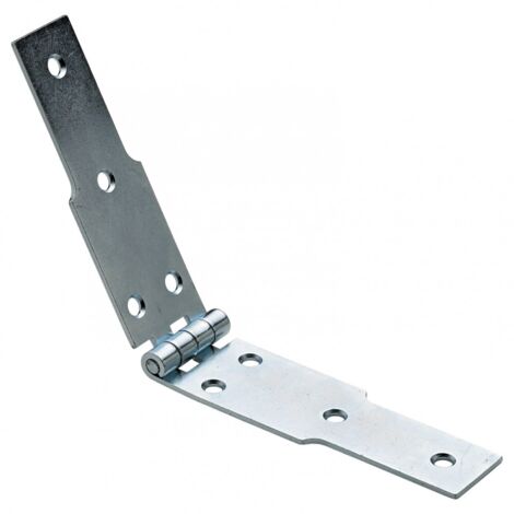 Hettich – Charnière à congé acier pour meuble – Dimensions 40 x 250 mm – Finition zinguée – Fixation à visser – Pour meubles en bois dur