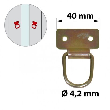 Lot De 2 Anneaux De Serrage Câble Métallique 2mm - Serre-Câble Acier Inox A4 316 Avec 2 Vis, Résistant Corrosion