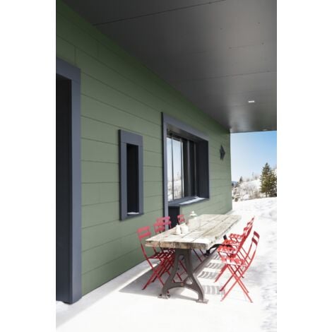 V33 Peinture bois extérieur Climats extrêmes® V33, vert provence satiné 0.5 l