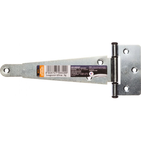 AFBAT PENTURE ANGLAIS L200 AXECOMPOSIT ZINGBLC acier zingué, H.7 x L.24 x P.9.5 mm (1/3)