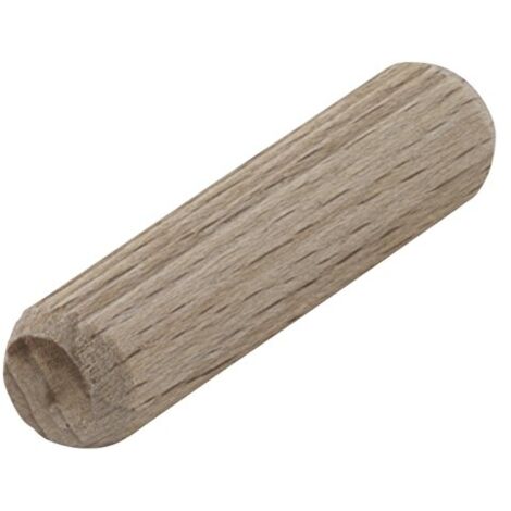 Set 30 espigas D10 - Espigas estriadas de madera para encolar Wolfcraft para uso ESPORÁDICO