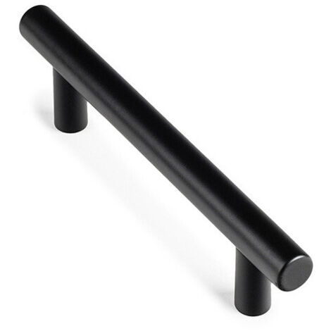 Lot 4 Poignée De Meuble Inox Noir Mat Mod.891h Entr'axe 96mm. Rei