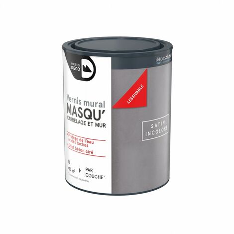 MAISON DECO Vernis, Masqu'carrelage MAISON DECO, transparent, 1 l (1/5)