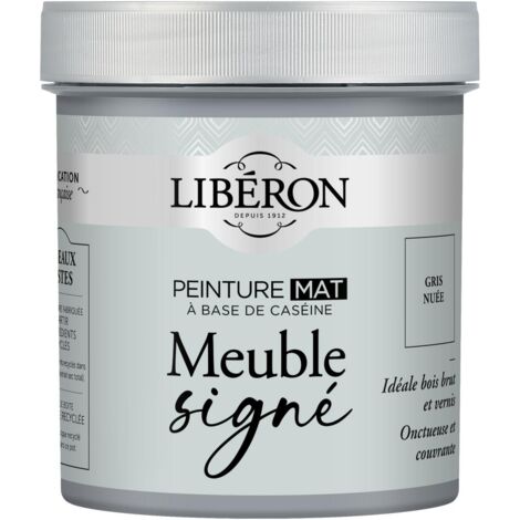 Peinture meuble à base de caséine LIBERON Gris nuée mat 500 ML