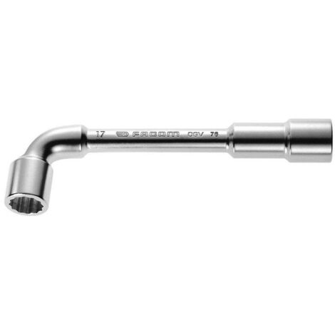 Clé à pipe 10mm débouchée forgée 12 pans x 6 pans métrique