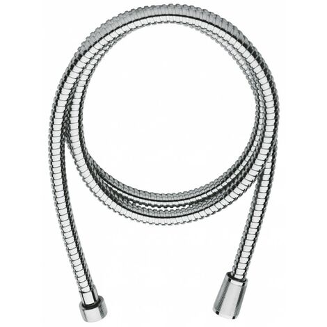 Grohe – Flexible de douche 175 cm – Métal inox – Résistance à la pression 5 bars – Connexion universelle G 1/2" x 1/2" – Anti-pliures (1/6)
