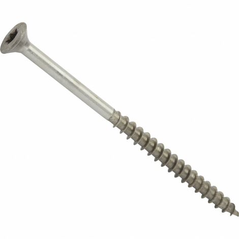 SPAX Lot de 50 vis inox tête fraisée torx SPAX, Diam.6 mm x L.100 mm