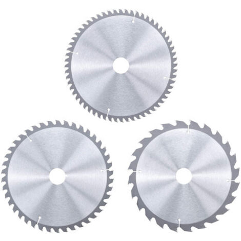 Lot de 3 lames EINHELL pour scie circulaire - 24-42-60 dents - 210 x 30mm (1/2)