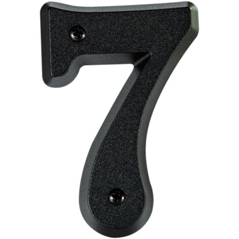 CENTRALE BRICO Chiffre 7 en zamak mat H.8 x l.4.5 cm