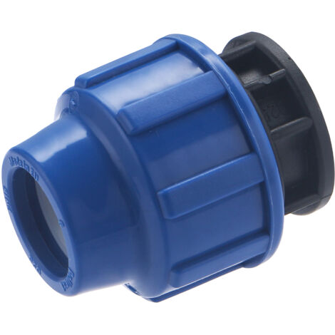 QUICK PLOMBERIE Bouchon à compression plastique D.25 pour tube en polyéthylène (1/5)